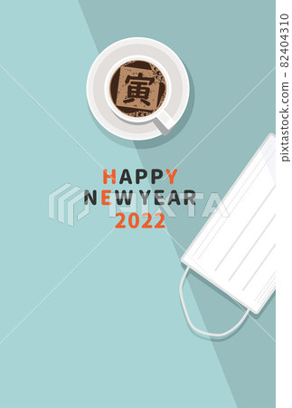 新年賀卡 2022 垂直 新年賀卡 2022 垂直 82404310