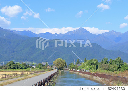 A view of Konjaki from Aki ga Iku of Azumino A view of Konjaki from Aki ga Iku of Azumino 82404380