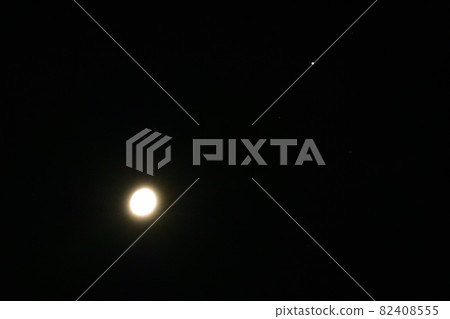 白州町，北斗市，月亮和木星，月齡為 11.1 82408555