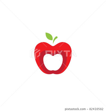 Apple illustration logo Apple illustration logo 82410582