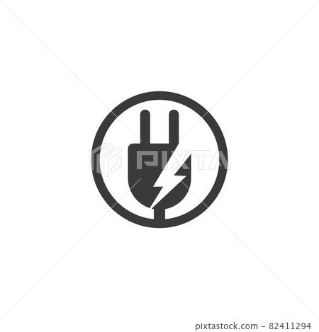 Electrical plugin icon - Stock Illustration [82411294] - PIXTA