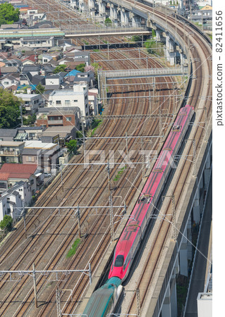 [從北海道、秋田新幹線王子的北托皮亞眺望] 82411656