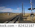 Route 66 and railroad tracks 82412187