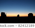 Morning glow of Monument Valley 82412189
