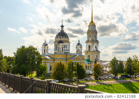 View of Savior-Transfiguration Cathedral in Rybinsk, Russia View of Savior-Transfiguration Cathedral in Rybinsk, Russia 82412198
