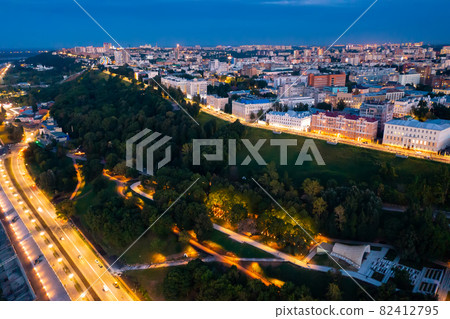 Bird's eye view of Nizhny Novgorod, Russia Bird's eye view of Nizhny Novgorod, Russia 82412795