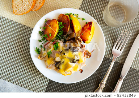 Popular Russian dish is merchant way meat Popular Russian dish is merchant way meat 82412849