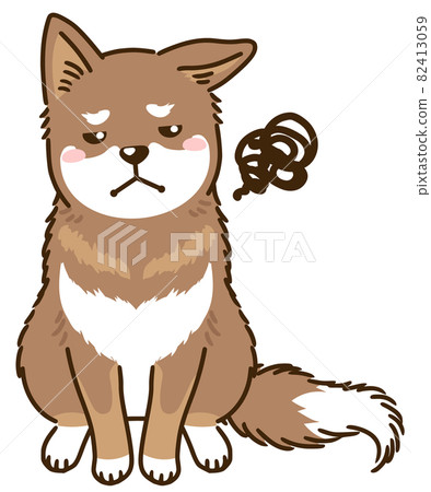 Shikoku dog looking away (red sesame) Shikoku dog looking away (red sesame) 82413059