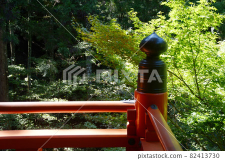 滋賀縣大津市比叡山延歷寺橫川中門欄杆和坂本橋本 82413730