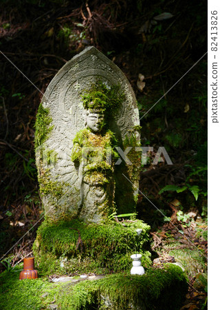 Hieizan Enryakuji Temple West Pagoda Stone Buddha on the approach to Sakamoto, Otsu City, Shiga Prefecture Hieizan Enryakuji Temple West Pagoda Stone Buddha on the approach to Sakamoto, Otsu City, Shiga Prefecture 82413826