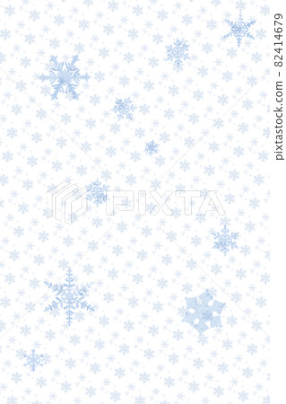 Snow crystal background material 82414679