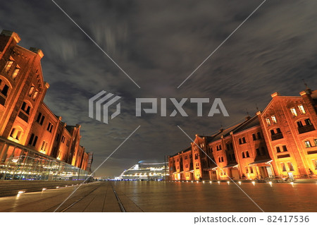 Night view of Yokohama Red Brick Warehouse Night view of Yokohama Red Brick Warehouse 82417536