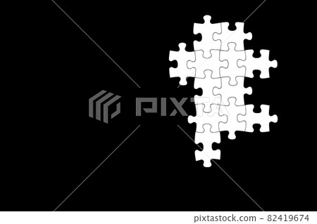 Plain white jigsaw puzzle 82419674