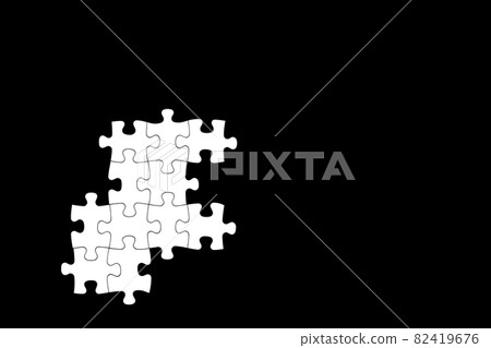 Plain white jigsaw puzzle Plain white jigsaw puzzle 82419676