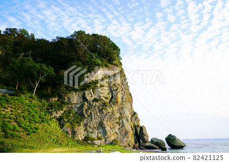 Cliffs, Barasan Cape, Pacific Ocean, Akkeshi, Hokkaido Cliffs, Barasan Cape, Pacific Ocean, Akkeshi, Hokkaido 82421125