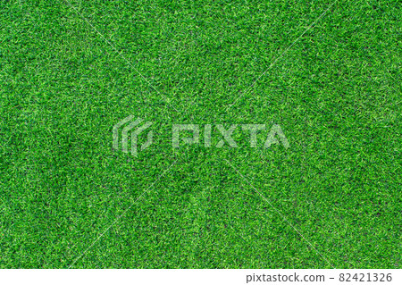 Green grass texture background. Top view of lawn sport background. 82421326