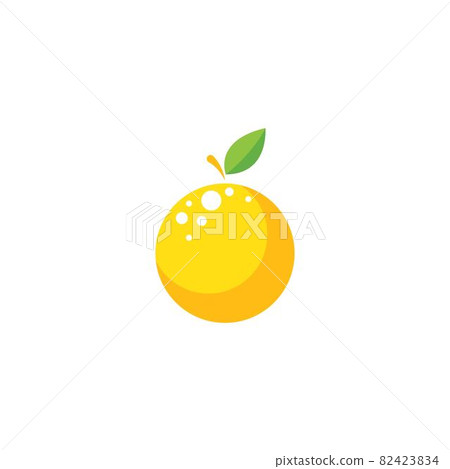 Orange fruit logo 82423834