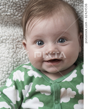 six months old cute little baby six months old cute little baby 82424536