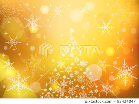 Christmas tree illumination gold 82424847