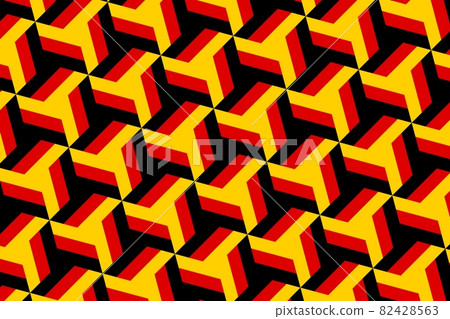 Simple geometric pattern in the colors of the national flag of Germany 82428563