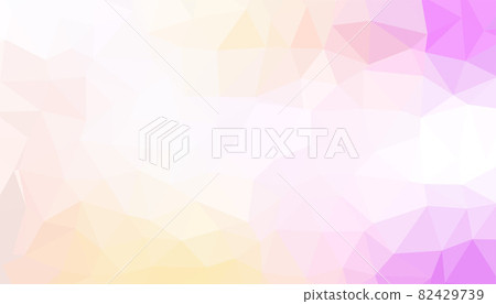 low poly white and subtle colors background-插圖素材 [82429739] - PIXTA圖庫