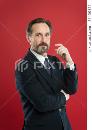 First impression concept. Businessman fashionable outfit.  82430523