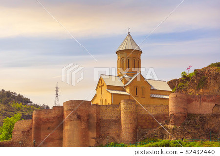 Church and citadel in Tbilisi, Republic of Georgia 82432440