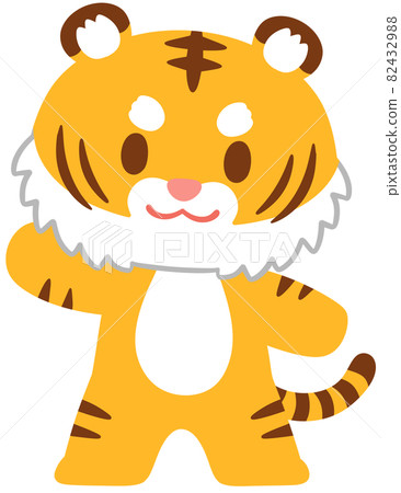 老虎舉起一隻手 82432988