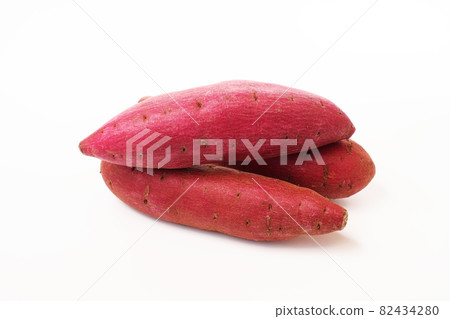 Sweet potato white background 82434280