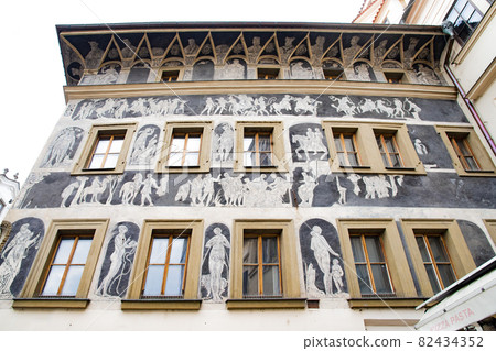 The house "At the Minute" in Prague, Czech Republic The house "At the Minute" in Prague, Czech Republic 82434352