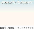 Winter illustration background (small bird, sideways) 82435355