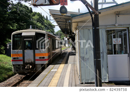 小谷站 3 號線 Kiha 120 354 大糸線從南小谷到糸魚川停站 從糸魚川側另一角度 小谷站 3 號線 Kiha 120 354 大糸線從南小谷到糸魚川停站 從糸魚川側另一角度 82439738