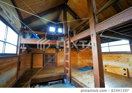 Inside the Hutte of Tozawa in Awagatake Inside the Hutte of Tozawa in Awagatake 82441397