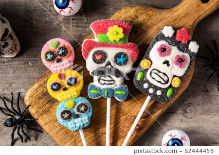 Candy skull lollipops Candy skull lollipops 82444458