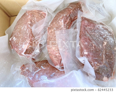 幹熟牛肉（熟成肉）照片素材 82445233