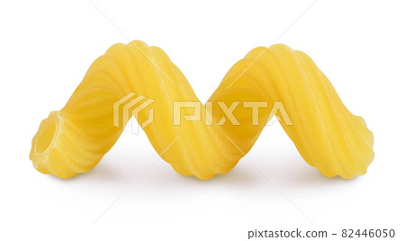 raw pasta cavatappi isolated on white background with clipping path and full depth of field. raw pasta cavatappi isolated on white background with clipping path and full depth of field. 82446050