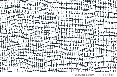 Abstract modern crocodile leather seamless pattern. Animals trendy background. Black and white decorative vector illustration for print, fabric, textile. Modern ornament of stylized alligator skin Abstract modern crocodile leather seamless pattern. Animals trendy background. Black and white decorative vector illustration for print, fabric, textile. Modern ornament of stylized alligator skin 82448138