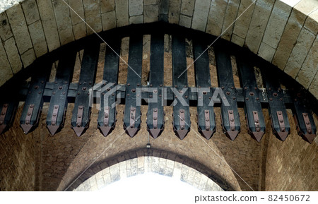 portcullis at a city gate in cologne portcullis at a city gate in cologne 82450672