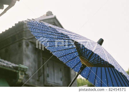 藍色日本傘 藍色日本傘 82454571