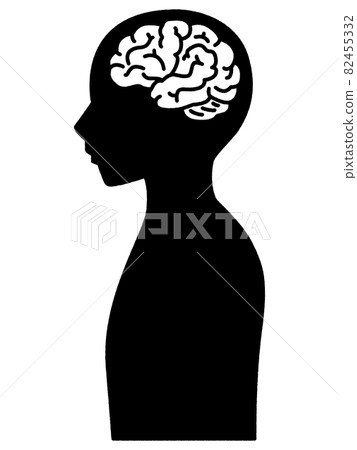 Cross section of human body / simple illustration Cross section of human body / simple illustration 82455332