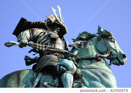 Statue of Kusunoki Masami of the Imperial Palace Garden Statue of Kusunoki Masami of the Imperial Palace Garden 82456979