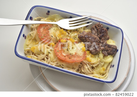 Baked delicious pasta food Baked delicious pasta food 82459022