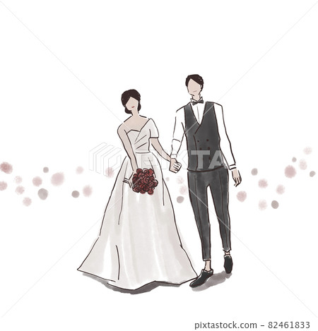 Bride and groom, men and women, couples, weddings, weddings, welcome boards (with background) Bride and groom, men and women, couples, weddings, weddings, welcome boards (with background) 82461833