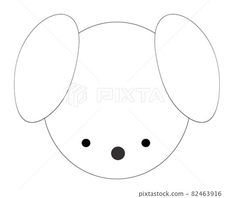 White dog - Stock Illustration [82463916] - PIXTA