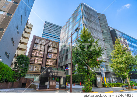 日本東京城市景觀，如紀尾井町的神戶會館 82464925