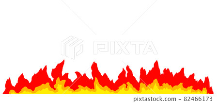 Flame line - Stock Illustration [82466173] - PIXTA