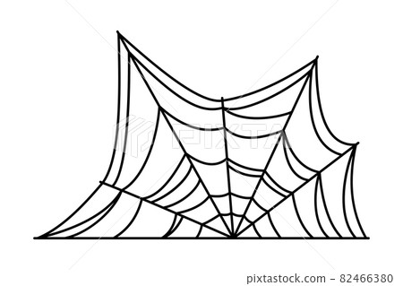 Spider web symbols, realistic spiderweb. Halloween clip art Spider web symbols, realistic spiderweb. Halloween clip art 82466380