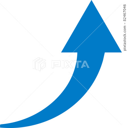 箭頭-向上-右肩向上(藍色) 箭頭-向上-右肩向上(藍色) 82467046