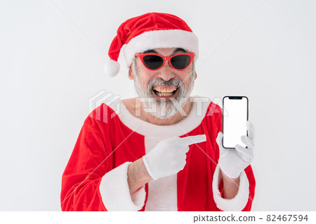 聖誕老人聖誕智能手機 聖誕老人聖誕智能手機 82467594