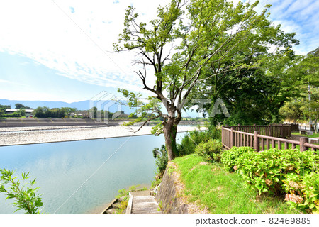 山田堰、築後川、世界遺產灌溉設施、傾斜堰、石張堰、福岡縣朝倉市 山田堰、築後川、世界遺產灌溉設施、傾斜堰、石張堰、福岡縣朝倉市 82469885